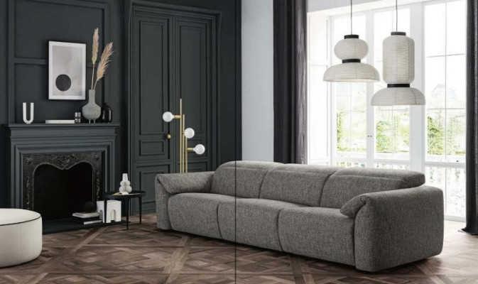 Sofa 3-osobowa sofa materiałowa kanapa Żywy krajobraz sofa tapicerowana sofa trzyosobowa nowa