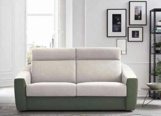 Designerska Sofa 2 miejsce do siedzenia Sofa Tkaninowa Rozkładana Dwuosobowa Meble Włoskie Nowa
