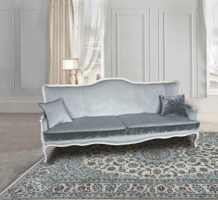 Klasyczna sofa trzyosobowa 3 miejsce do siedzenia kanapa barokowa rokokowa podkładka sofy kanapy
