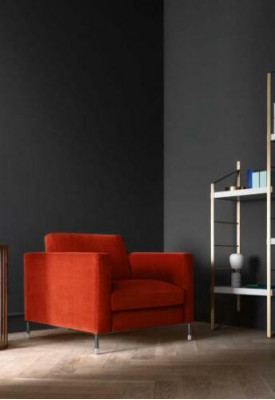 Design Lounge Club Relaks Fotel Krzesło Podkładka Telewizyjna Włókienniczy Czerwony Luksusowy Materiał Nowy