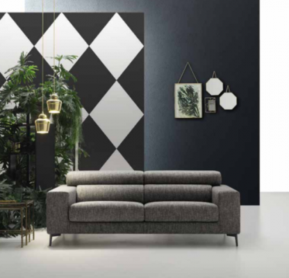 Nowoczesna Sofa 3-osobowa Siedziba Pokój Meble Szary Design Kanapa Trzyosobowa Podkładka Sofa