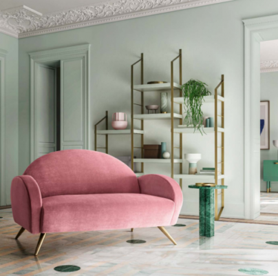 Projekt biura biuro kancelaria prawna ławki kanapy sofa 2 miejsce do siedzenia kanapa podkładka sofa z tkaniny