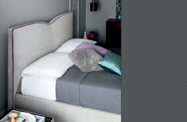 Podwójne łóżko 200x200cm Designerskie Łóżko Podwójne łóżka New Modern Hotel Skóra Materiał