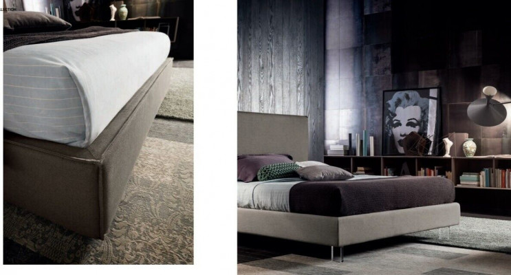 Luksusowe podwójne łóżko Brązowe 200x200 Sleep Pokój Skóra Hotel Łóżko Podkładka Design