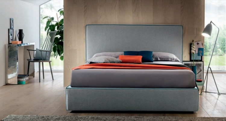 Luksusowe łóżko Włókienniczy Hotel Podkładka Siedziba Włókienniczy Włochy Designerskie Łóżko Sypialnia