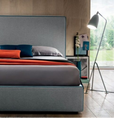 Luksusowe łóżko Włókienniczy Hotel Podkładka Siedziba Włókienniczy Włochy Designerskie Łóżko Sypialnia