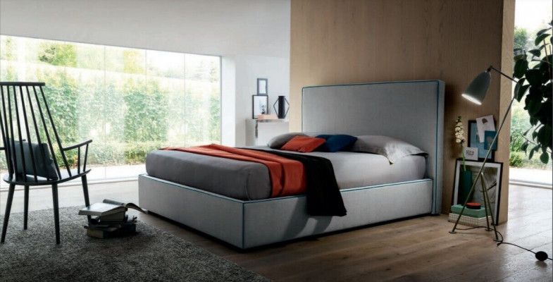 Luksusowe łóżko Włókienniczy Hotel Podkładka Siedziba Włókienniczy Włochy Designerskie Łóżko Sypialnia