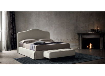 łóżko Hotel Design Włókienniczy Łóżko Double Włochy Rama łóżka Luxury Sypialnia