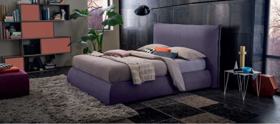 Designerskie łóżko 120x200cm Designerskie łóżko tapicerowane Łóżko łóżka Podwójne łóżko podwójne Nowość