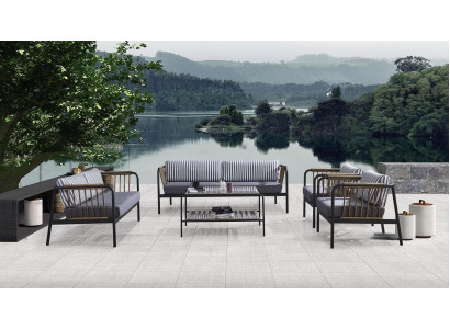 Sofa 3 2 miejsce do siedzenia Luksusowa trzyosobowa sofa Fotel Design Meble Set 5 szt. Szary Nowy