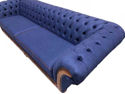 Nowoczesna Sofa Chesterfield 4 miejsce do siedzenia Luksusowe Sofy Sofa Tkaninowa Sofa Do Salonu Nowość
