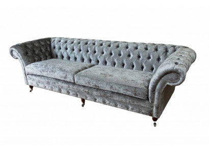 Sofa czteroosobowa Sofy 4 miejsce do siedzenia Chesterfield salon Material Design Siedziba