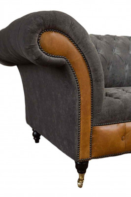 Sofa 4 miejsce do siedzenia Chesterfield Luxury Couch Big Couches Podkładka 300cm Design