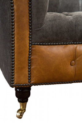 Sofa 4 miejsce do siedzenia Chesterfield Luxury Couch Big Couches Podkładka 300cm Design