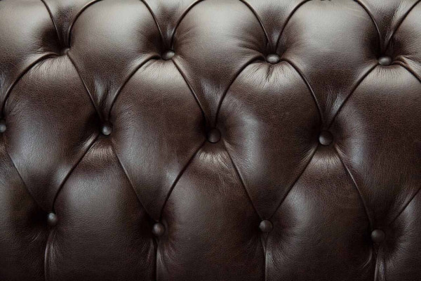 Sofa 4 miejsce do siedzenia Chesterfield Couch Luksusowa Sofa Skórzana 245cm Meble