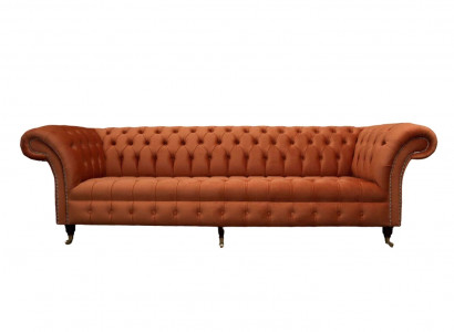 Brytyjska Chesterfield Podkładka Luxury Sofa Design Couch Classic Sofa 4 miejsce do siedzenia