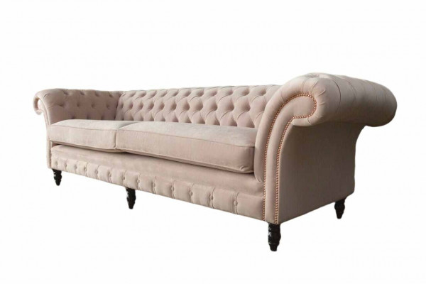 Różowa Podkładka Sofa Czteroosobowa Sofa 4-osobowa Siedziba Meble Duże Sofy Kanapa 245cm Nowość
