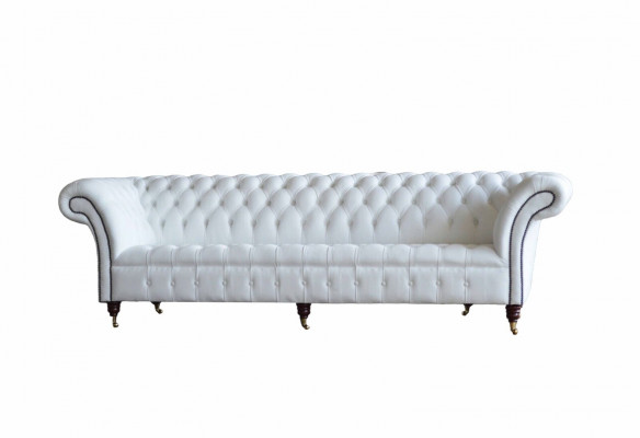Chesterfield 4 miejsce do siedzenia Salon Angielski Design Kanapy Sofa Meble Nowe