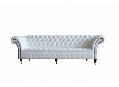 Chesterfield 4 miejsce do siedzenia Salon Angielski Design Kanapy Sofa Meble Nowe
