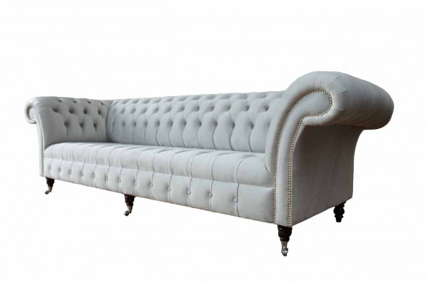 Chesterfield Sofa 4 miejsce do siedzenia Designerskie kanapy Kanapa Materiał Podkładka Włókienniczy