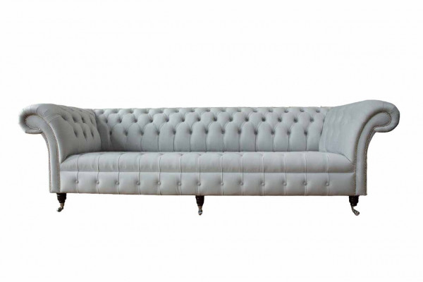 Chesterfield Sofa 4 miejsce do siedzenia Designerskie kanapy Kanapa Materiał Podkładka Włókienniczy