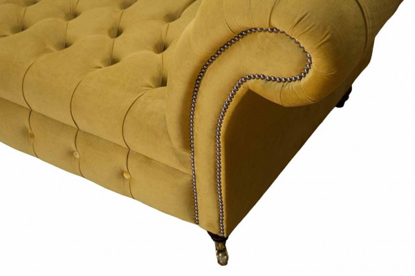 Chesterfield Włókienniczy Podkładka Luxury Sofa Design Couch Sofa 4 miejsce do siedzenia Nowość