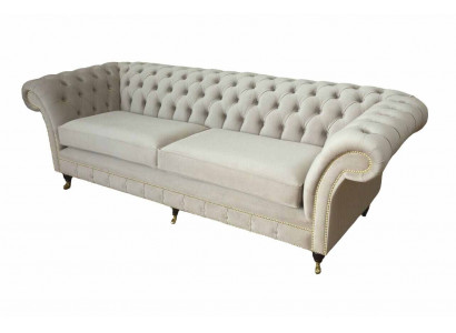 Kanapa Sofa Podkładka 3 miejsce do siedzenia Kanapy Siedziba Sofy Trzymiejscowe Chesterfield