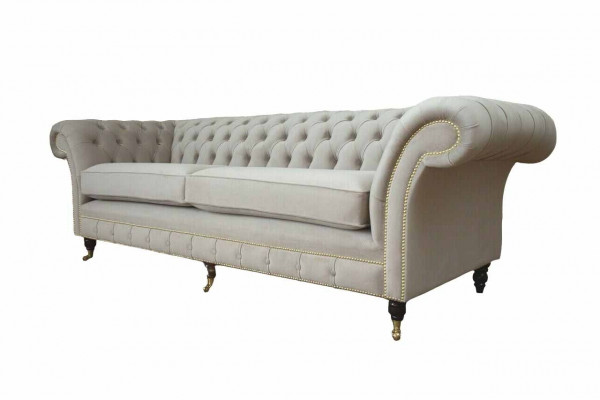 Kanapa Sofa Podkładka 3 miejsce do siedzenia Kanapy Siedziba Sofy Trzymiejscowe Chesterfield