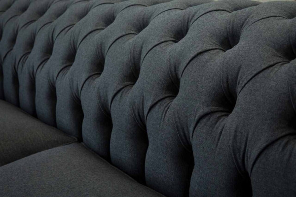 Design Sofa 4 miejsce do siedzenia Sofa Włókienniczy Podkładka Klasyczne Sofy Chesterfield