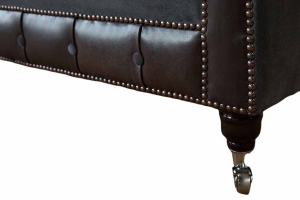 Design Couch Luksusowe sofy tapicerowane Sofa 4 miejsce do siedzenia Chesterfield Luxury Grey