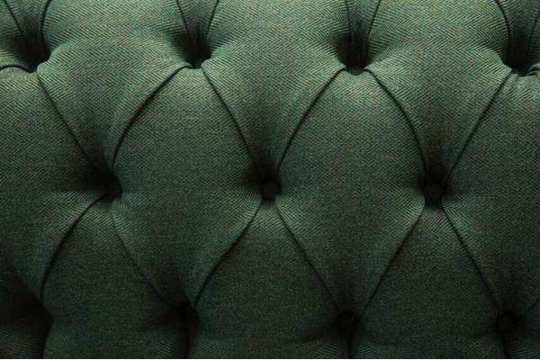 Sofa 4 miejsce do siedzenia Zielony Salon Nowoczesny Design Podkładka Materiał Luksus
