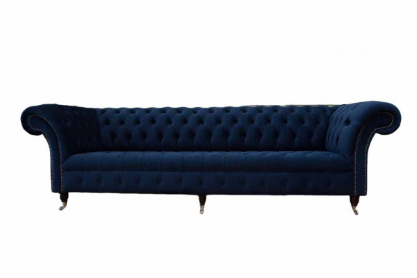 Sofa Chesterfield Sofy 4 miejsce do siedzenia Sofa Podkładka Materiał Meble do salonu
