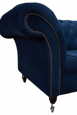 Sofa Chesterfield Sofy 4 miejsce do siedzenia Sofa Podkładka Materiał Meble do salonu