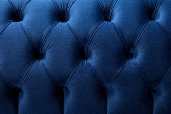 Chesterfield Big Sofa Couch Włókienniczy Aksamit Podkładka Sofy 4 miejsce siedzące Kanapy