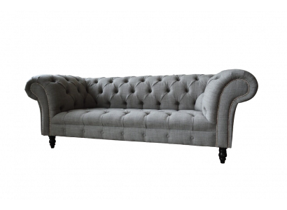 Chesterfield Couch 3 miejsce do siedzenia Podkładka Siedziba Włókienniczy Materiał Couches Sofa Nowość
