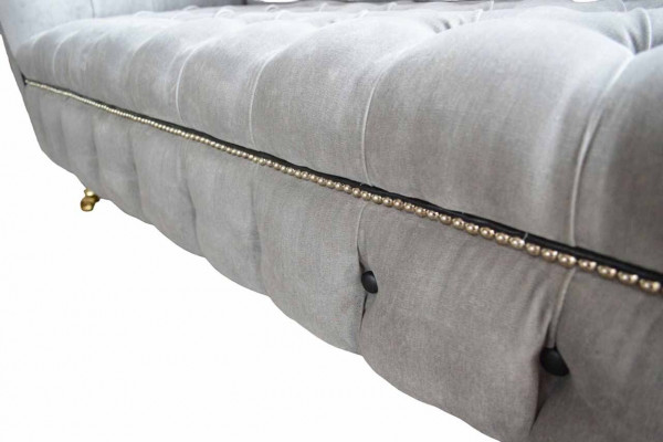 Chesterfield 3 miejsce do siedzenia Kanapa Siedziba Włókienniczy Materiał Kanapy Sofy Sofa Podkładka