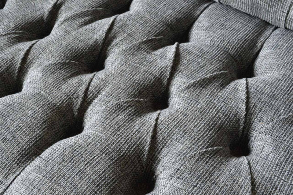 Szara Designerska Kanapa Sofa Trzyosobowa Luksusowe Kanapy Meble Sofy Włókiennicze