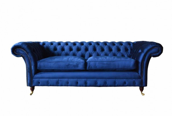 Chesterfield Podkładka Sofas Design Luxury Couch Sofa 3 miejsce do siedzenia Włókienniczy Couche