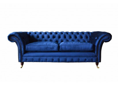 Chesterfield Podkładka Sofas Design Luxury Couch Sofa 3 miejsce do siedzenia Włókienniczy Couche