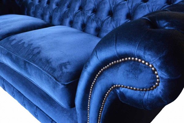 Chesterfield Podkładka Sofas Design Luxury Couch Sofa 3 miejsce do siedzenia Włókienniczy Couche