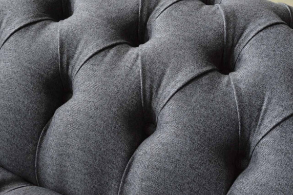 Chesterfield 3 miejsce do siedzenia Kanapa Podkładka Siedziba Włókienniczy Materiał Kanapy Sofa Nowość