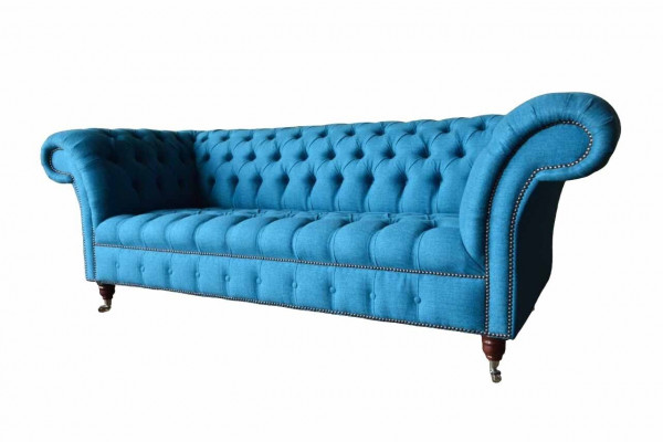 Chesterfield Sofa Couch Podkładka Designer 3 miejsce do siedzenia Sofy Nowa trzyosobowa sofa