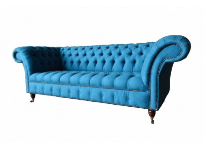Chesterfield Sofa Couch Podkładka Designer 3 miejsce do siedzenia Sofy Nowa trzyosobowa sofa