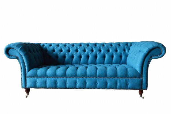 Chesterfield Sofa Couch Podkładka Designer 3 miejsce do siedzenia Sofy Nowa trzyosobowa sofa