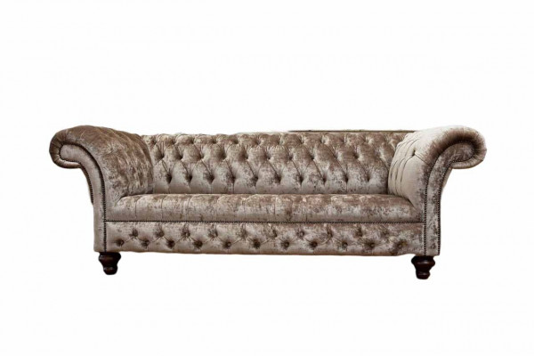 Chesterfield Sofa 3 Siedziba Podkładka Design Kanapy Sofy Nowoczesne Trzyosobowe