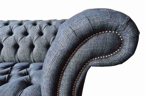 Sofa Trzyosobowa Podkładka Design Sofa Chesterfield Szare Sofy Pokój Meble