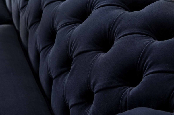Kanapa Trzyosobowa Chesterfield Podkładka Design Sofa 3-osobowa Siedziba Sofy Meble