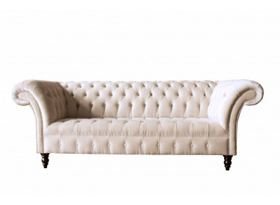 Sofa 3 miejsce do siedzenia Sofy Kanapa Podkładka Nowoczesna sofa materiałowa Siedziba trzyosobowa Nowość
