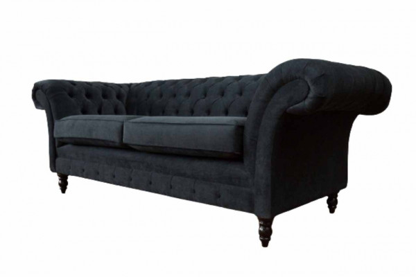 Chesterfield Różowa Nowa Trzyosobowa Kanapa Materiałowa Podkładka Sofa Nowość
