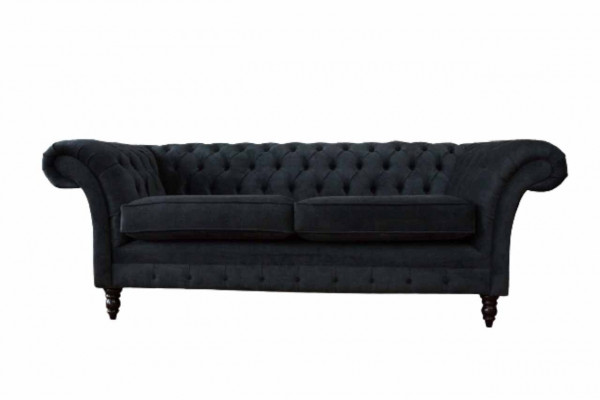 Chesterfield Różowa Nowa Trzyosobowa Kanapa Materiałowa Podkładka Sofa Nowość